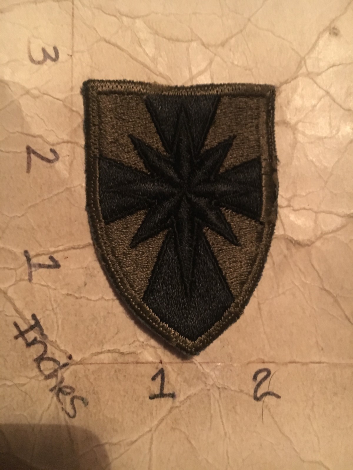 US Army 8th Sustainment Command m/e subdued patch 10/12/25
