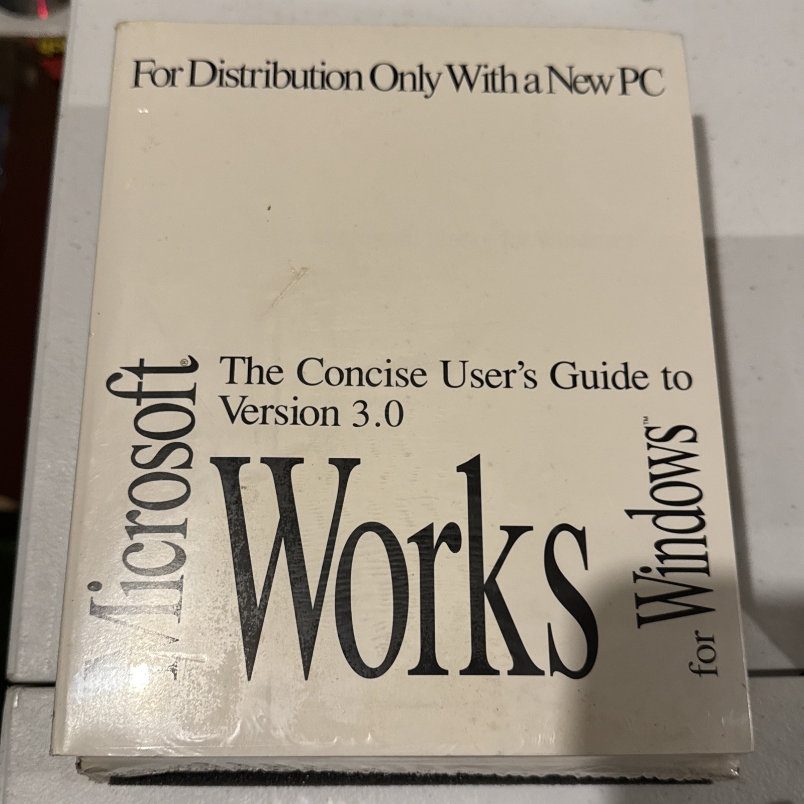 Microsoft Works 3.0 Big Box (3.5" High-Density Floppy Disks)