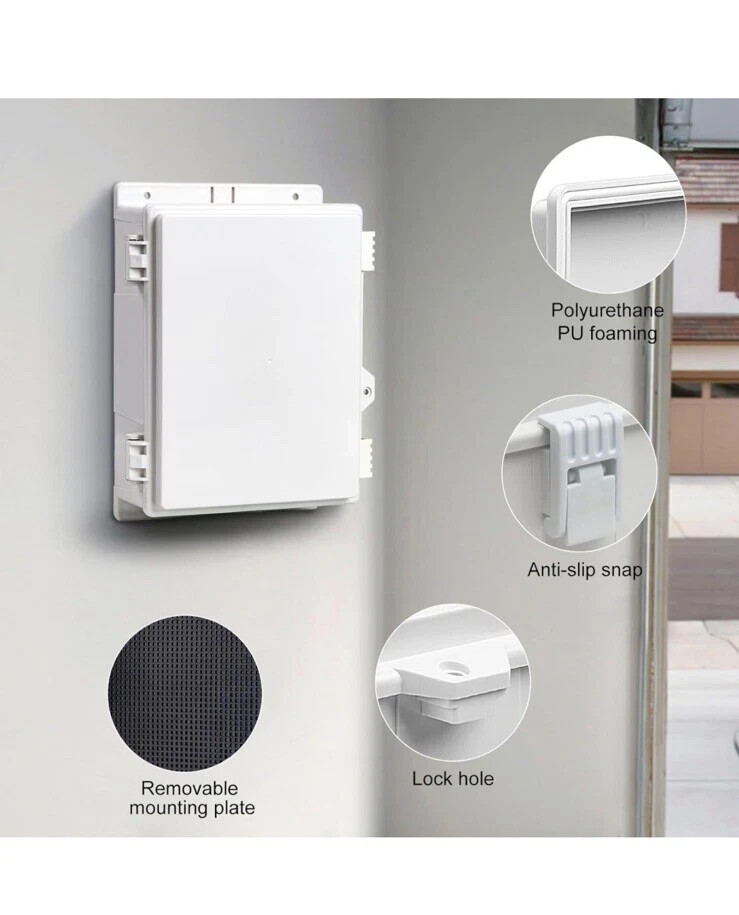 Namunanee Outdoor Electrical Junction Box, ABS Water Resistant Enclosure...