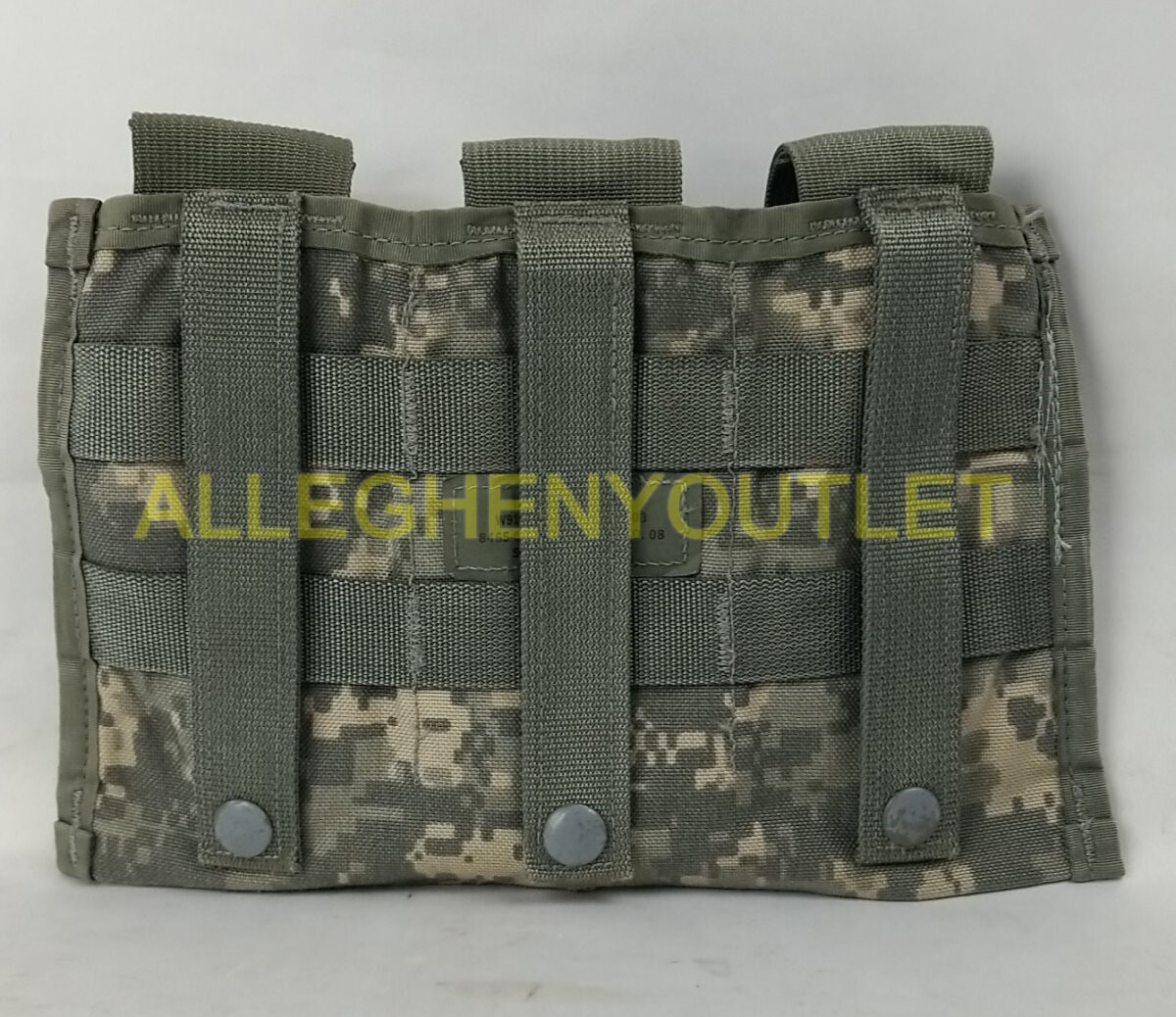 USGI US Army Molle ACU Triple Magazine Pouch 3 x 30 Side by Side 3 Mag Pouch EXC