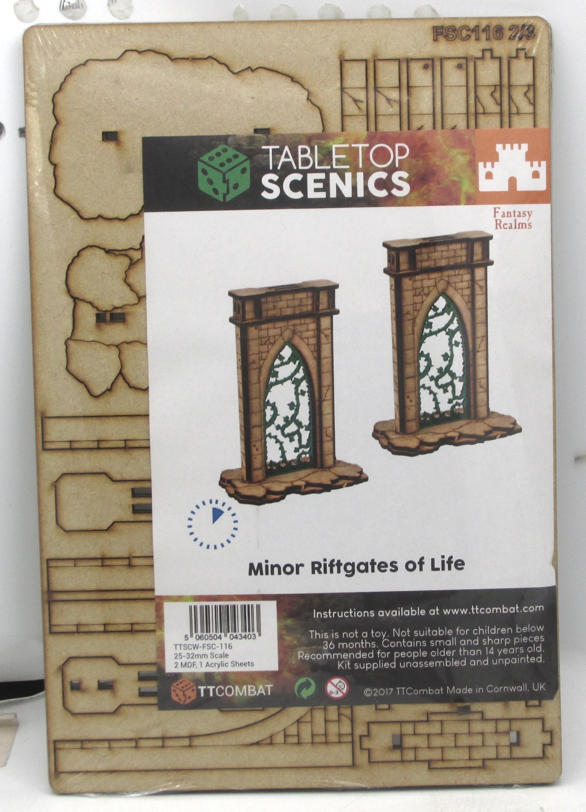 TTCombat TTSCW-FSC-116 Minor Riftgates of Life (Fantasy Realms) Terrain Kit Gate