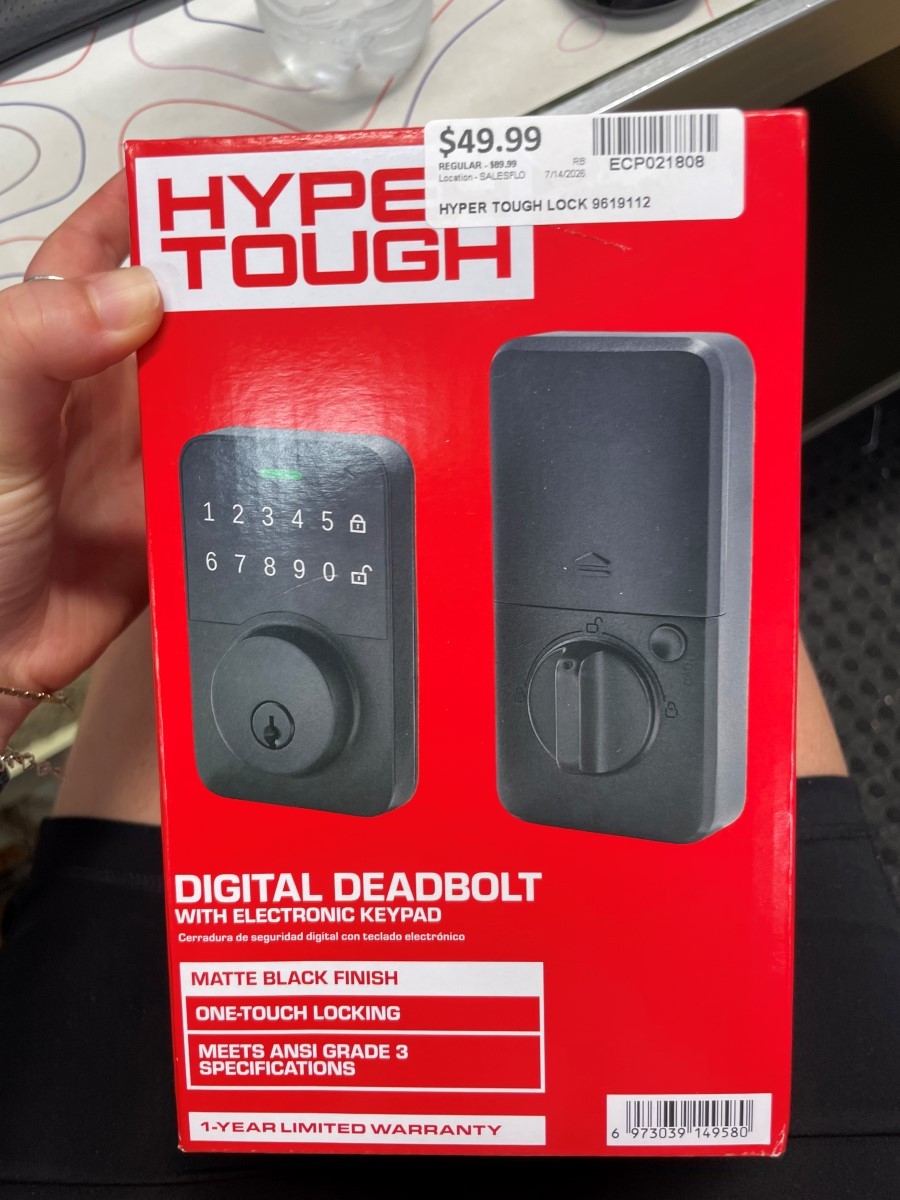 HYPER TOUGH DIGITAL DEADBOLT 9619112 (ECP021808)