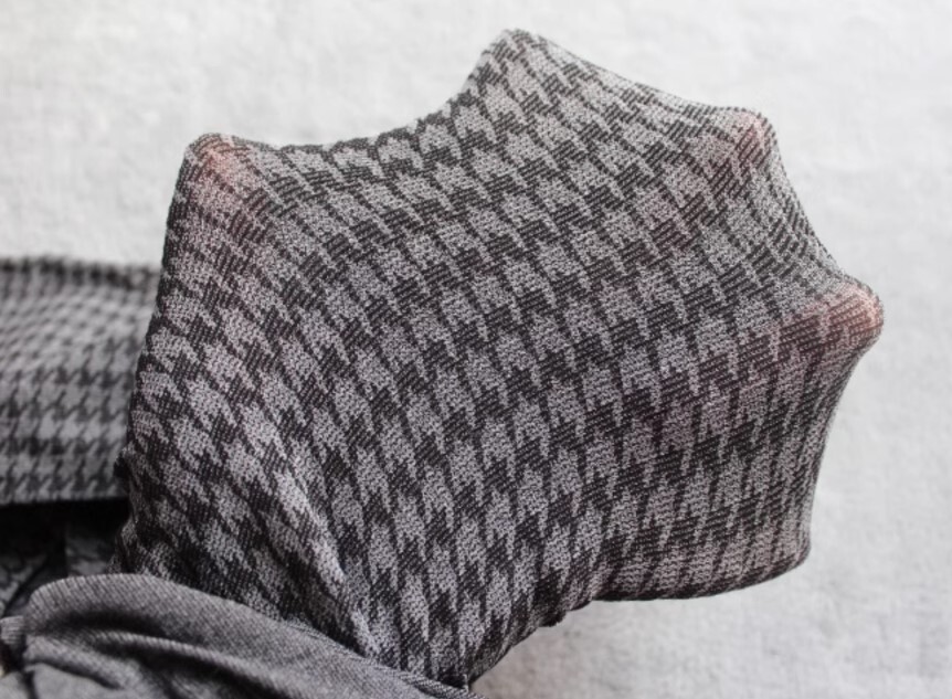 Soft Warm Houndstooth Tights 60D Lightweight 1 Pair