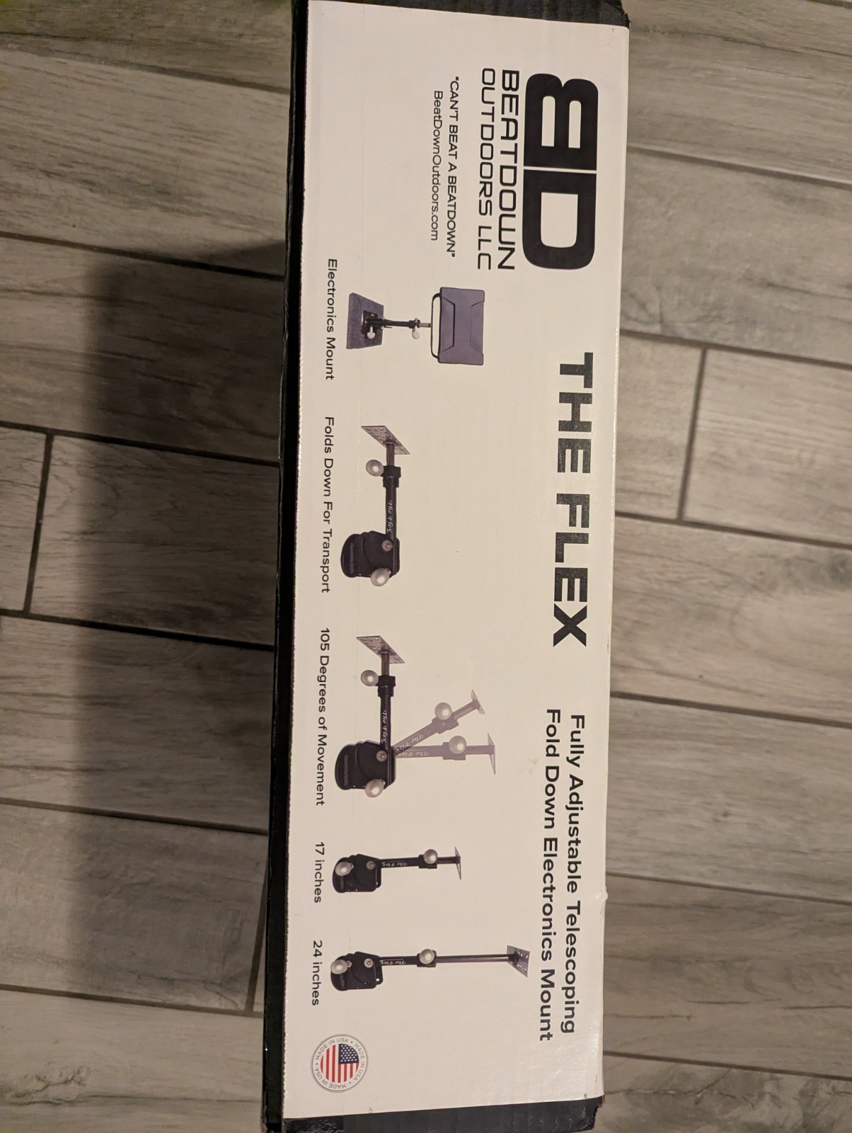BeatDown Outdoors The Flex Sonar Fold-Down Mount with Double Stack