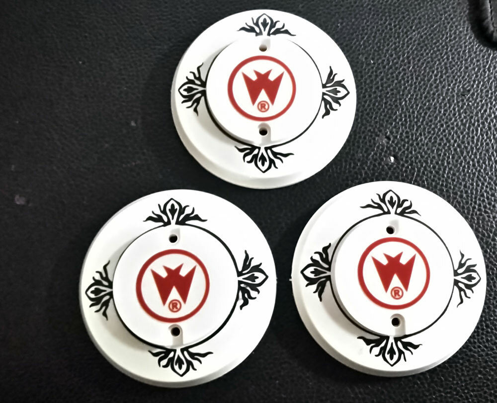 Williams LASER CUE Pinball Machine POP BUMPER CAP SET