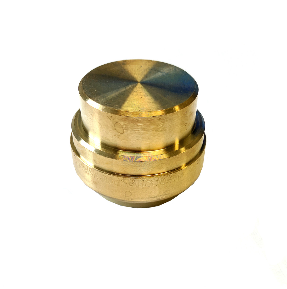 Libra Supply 1/2 inch Push-Fit Brass CAP, Push to Connect, Push x Push, 12 pcs