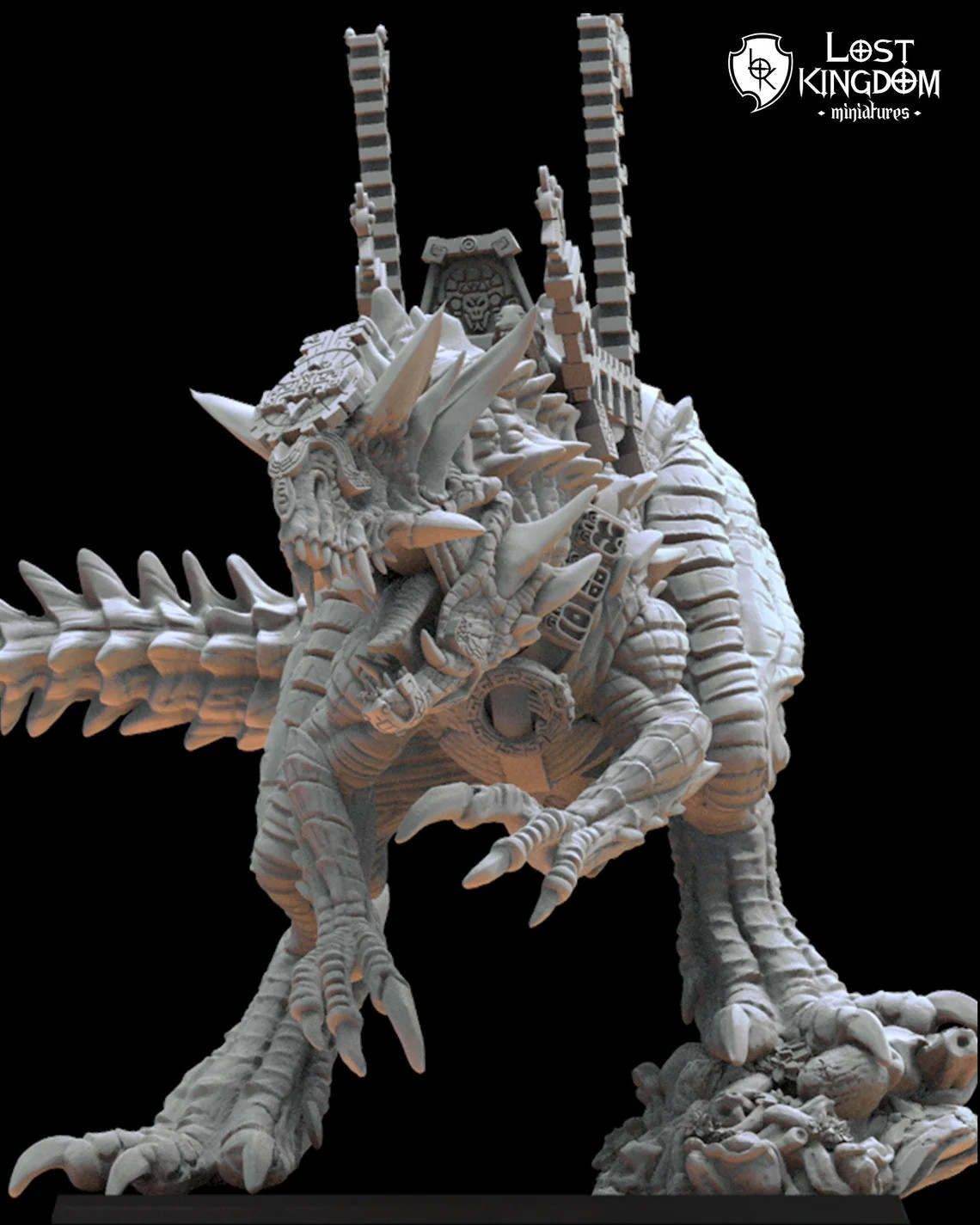Hueitechtcatl - 28-54mm Cuetzpal Empire - Resin Tabletop Miniature