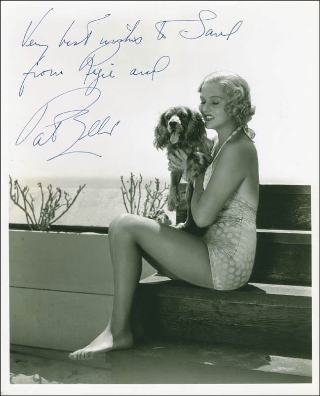PATRICIA ELLIS - AUTOGRAPHED INSCRIBED PHOTOGRAPH CIRCA 1940
