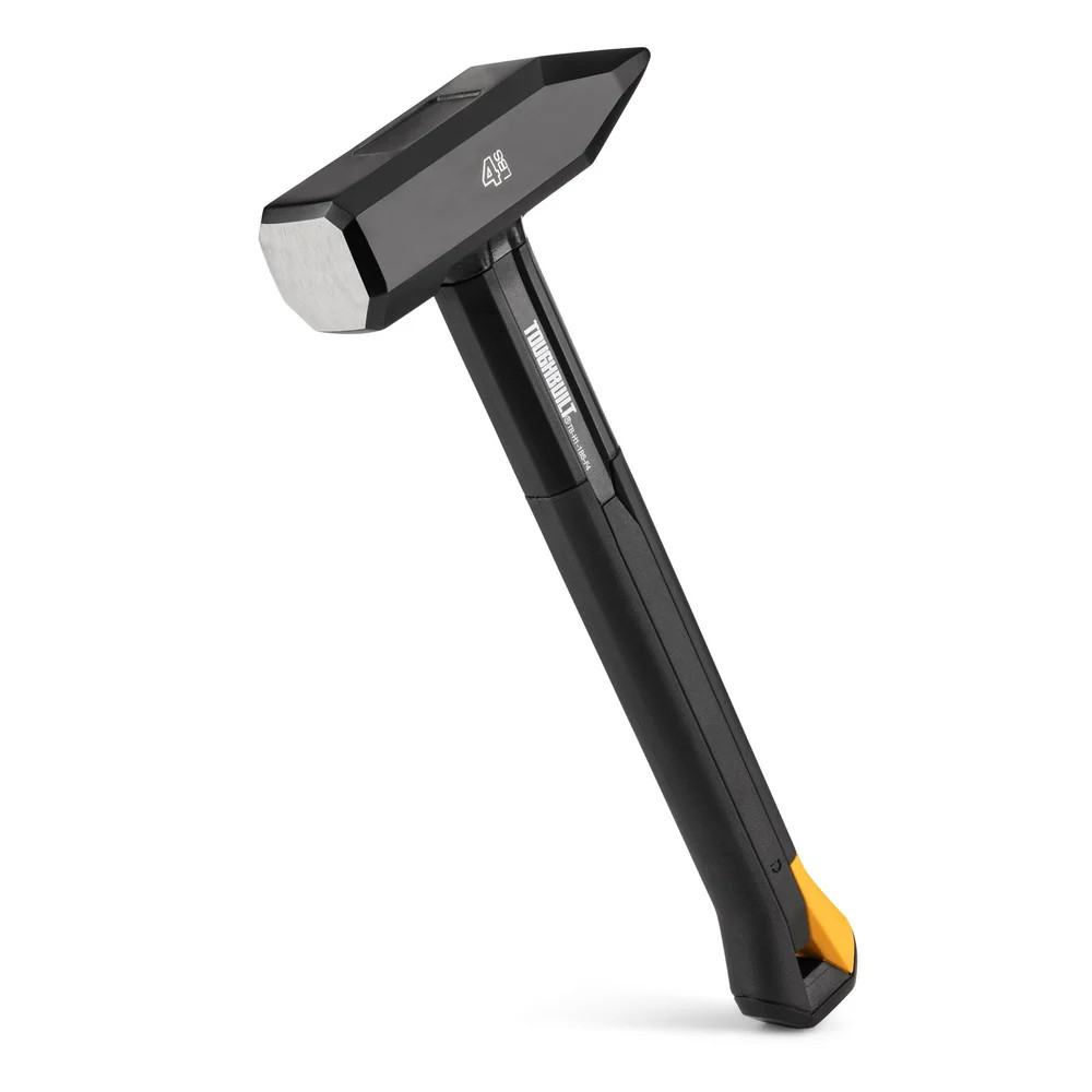 TOUGHBUILT 4 -lb Steel Head Fiberglass Handle Blacksmith Specialty hammer