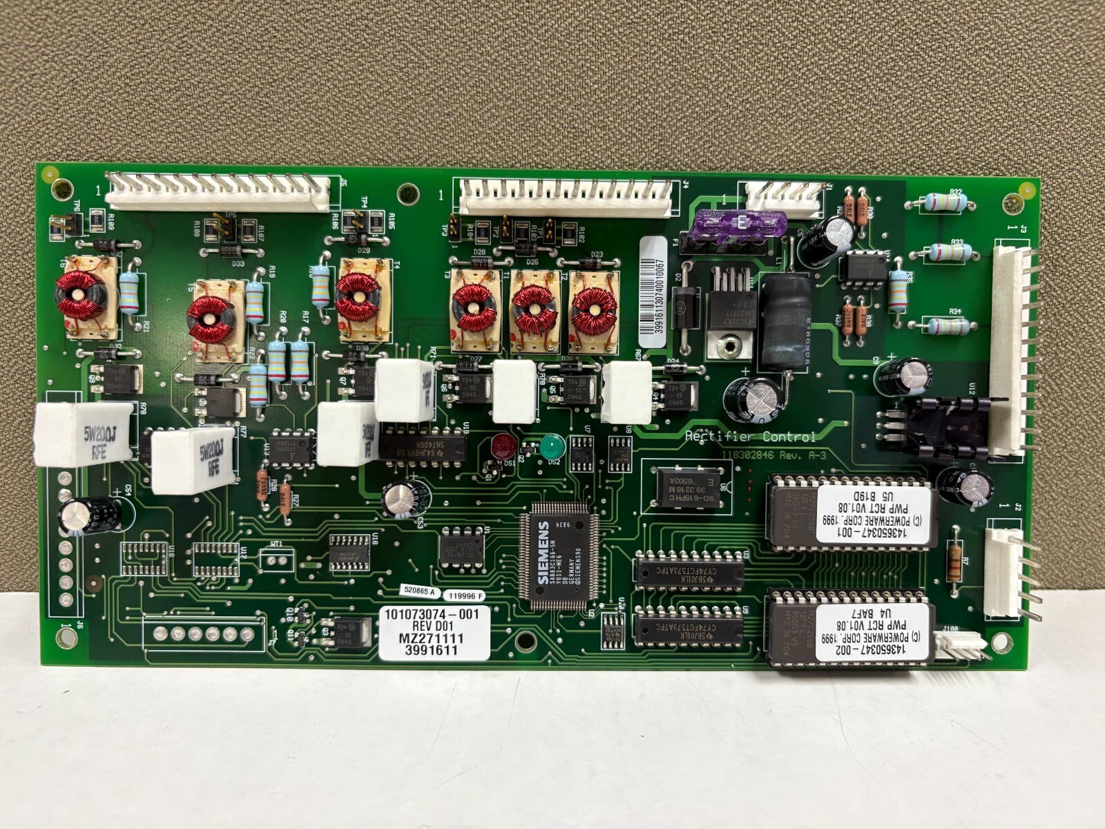 Eaton 101073074-001 Rev D01 Rectifier Control Board