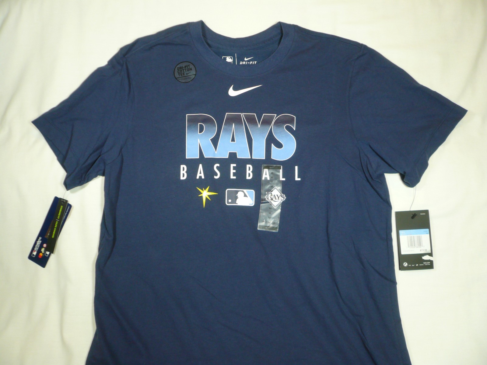 Nike Tampa Bay Rays Baseball Practice Multi Sizes BRAND NEW Shirt NWT TB dri fit