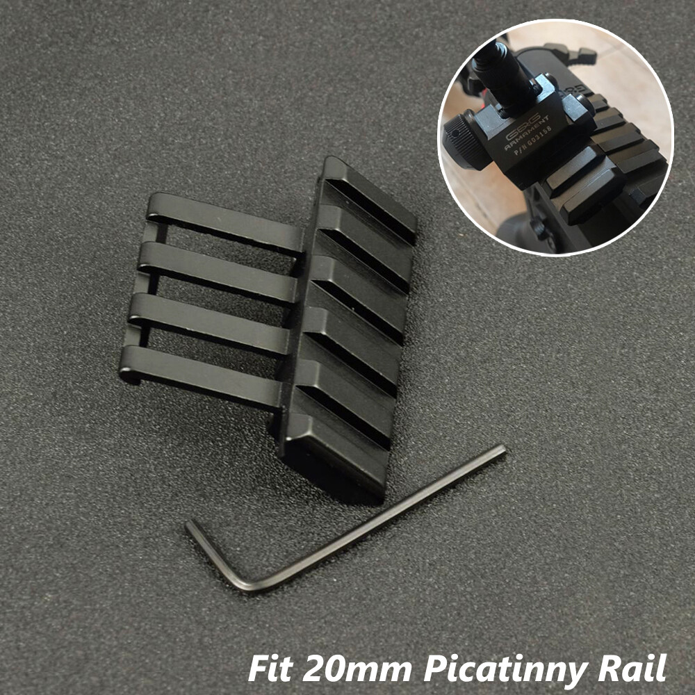 2/4Pcs Low Profile Tactical 45 Degree Offset Angle Mount Picatinny Weaver Rail
