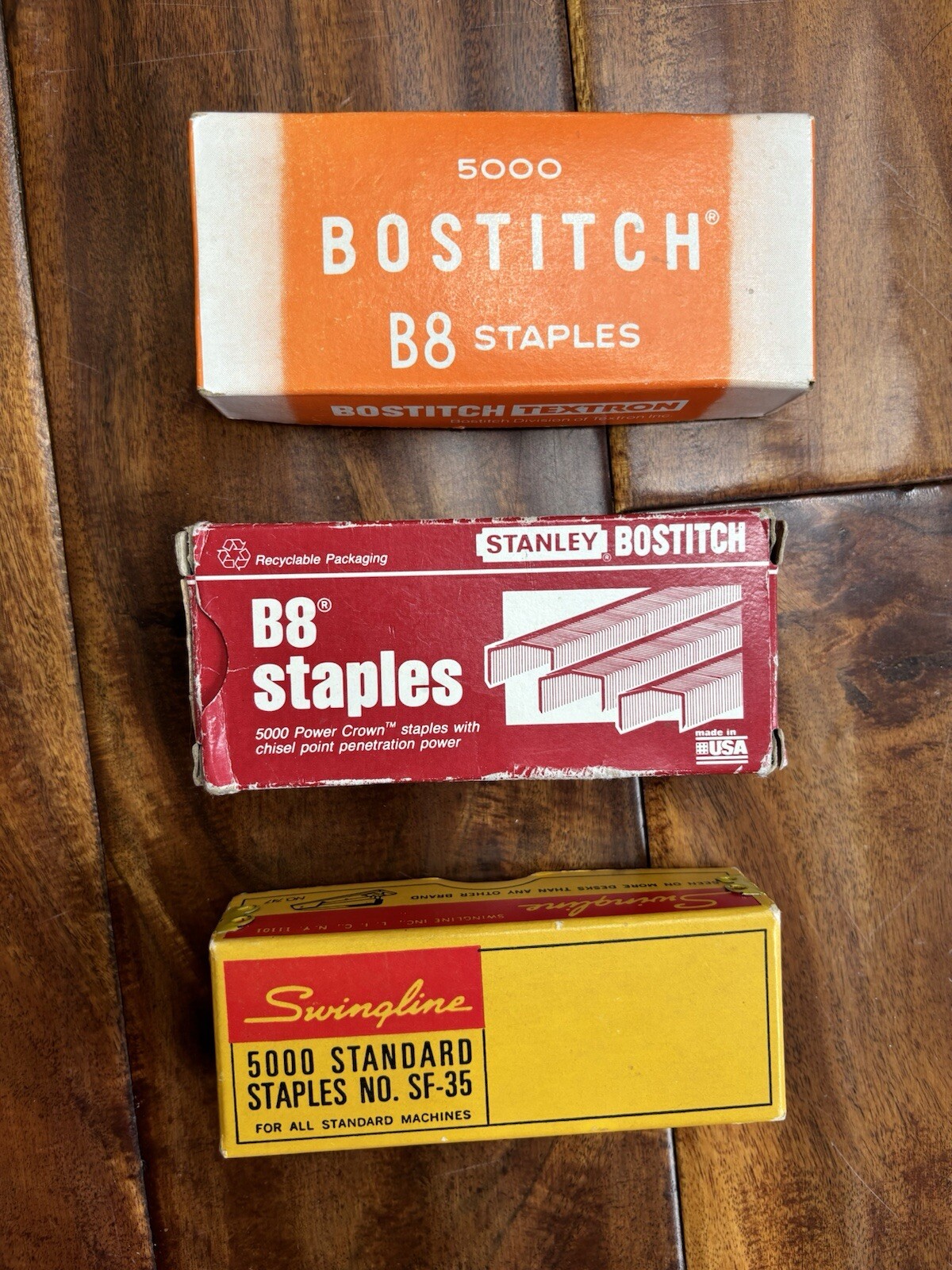 Bostitch Staple Swingline Staples Over 5,000 B8 Open Box Vintage Stapler