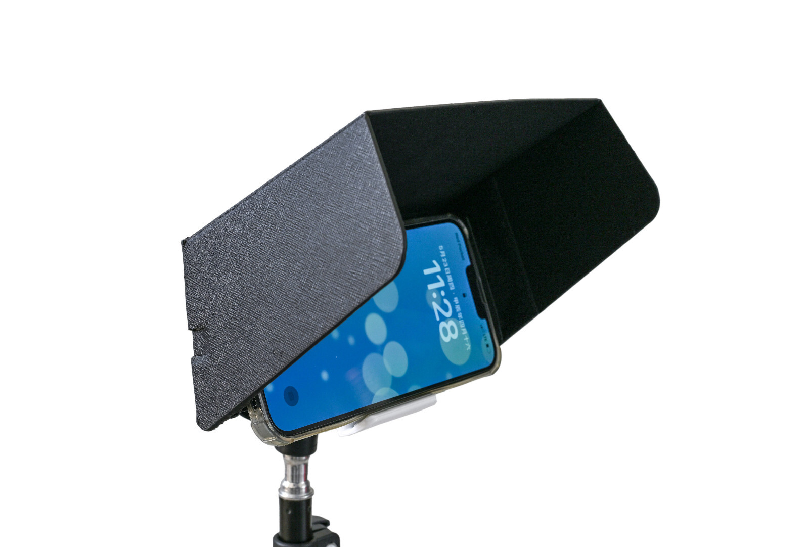 Foldable Sun Shade Hood With Clamp and Tripod Adapter For 5 inch iPhone phone