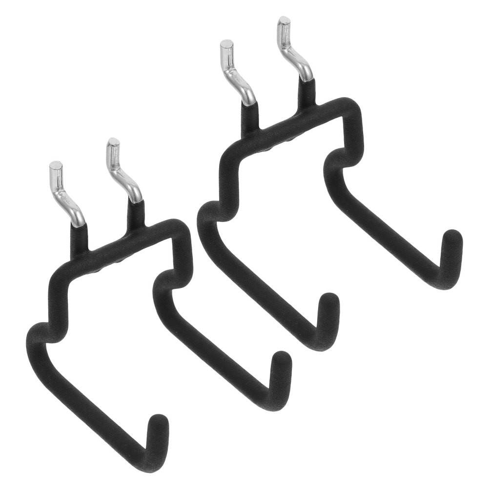 Durable Stainless Steel Pegboard Hanging Hooks for Home Workshop and Kitchen Use