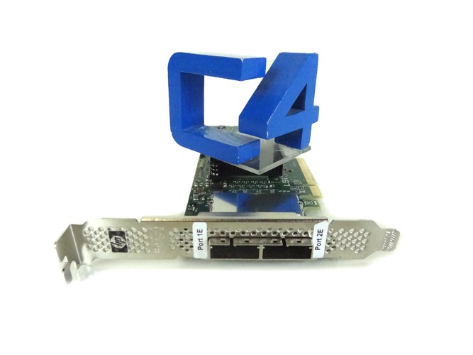 HP 617824-001 SC08E 2-PORTS EXT PCIE X8 SAS HBA 614988-B21