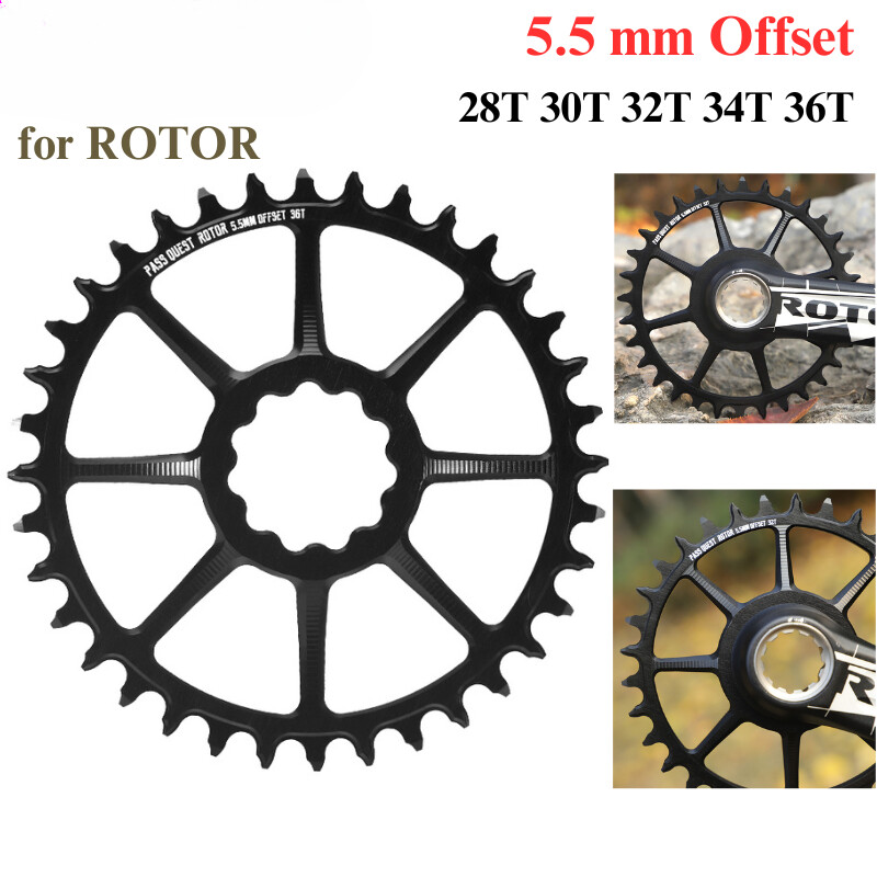 5.5mm Offset Mountain Bicycle Chainring 28T 30T 32T 34T 36T Crank Chainwheels