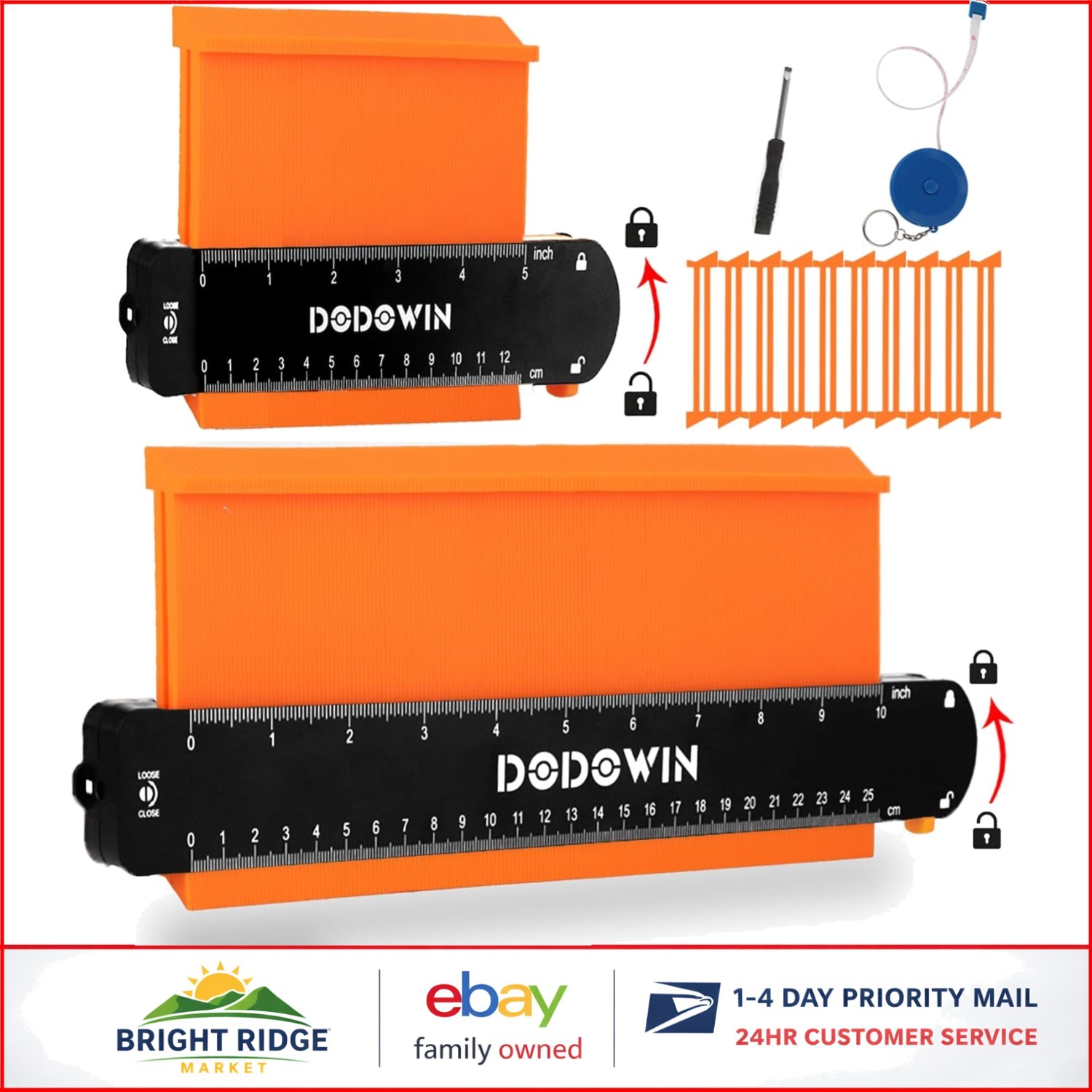 Duplicator Gauge with Dual Side Scale for Accurate Measurements and Copying