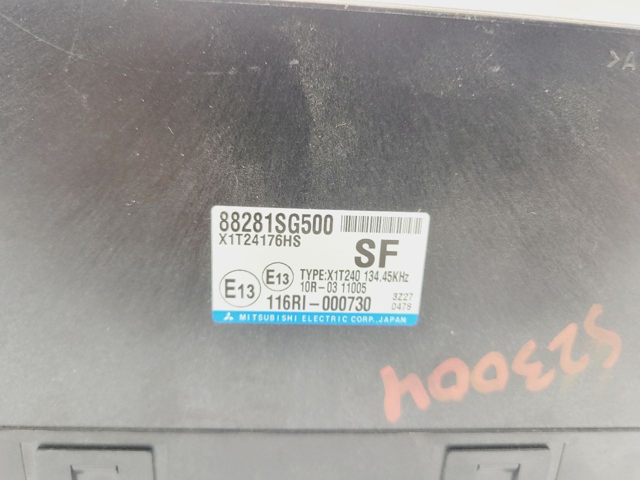 2014 SUBARU FORETER INTEGRATED WITHOUT SMART KEY CONTROL MODULE 88281SG500