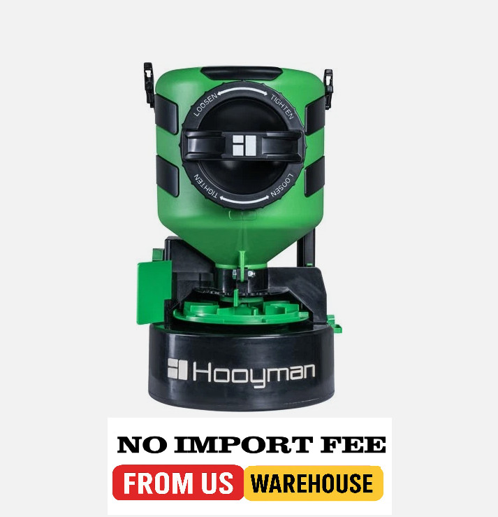 ✅ Hooyman Manual Spreader W/ Adjustable Harness System Capacity Green ✅