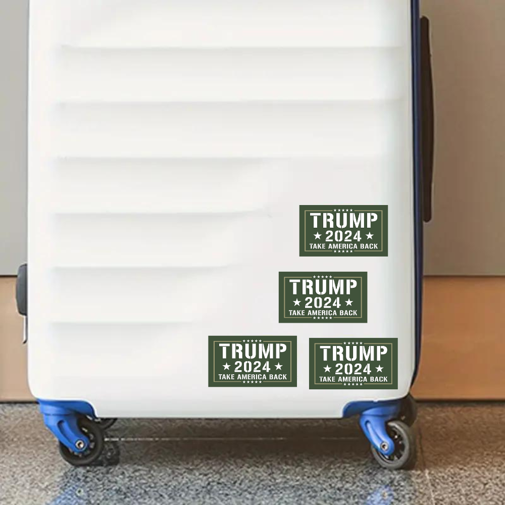 💥 5PCS SET DONALD TRUMP NEW 2024 STICKERS DECALS TAKE SAVE AMERICA BACK MAGA!