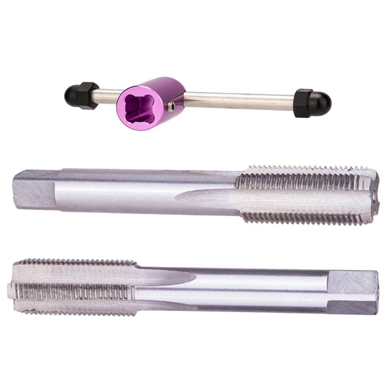 Bicycles Crank Tapping Threading Tool Steel Left And Right Hand Thread Tap