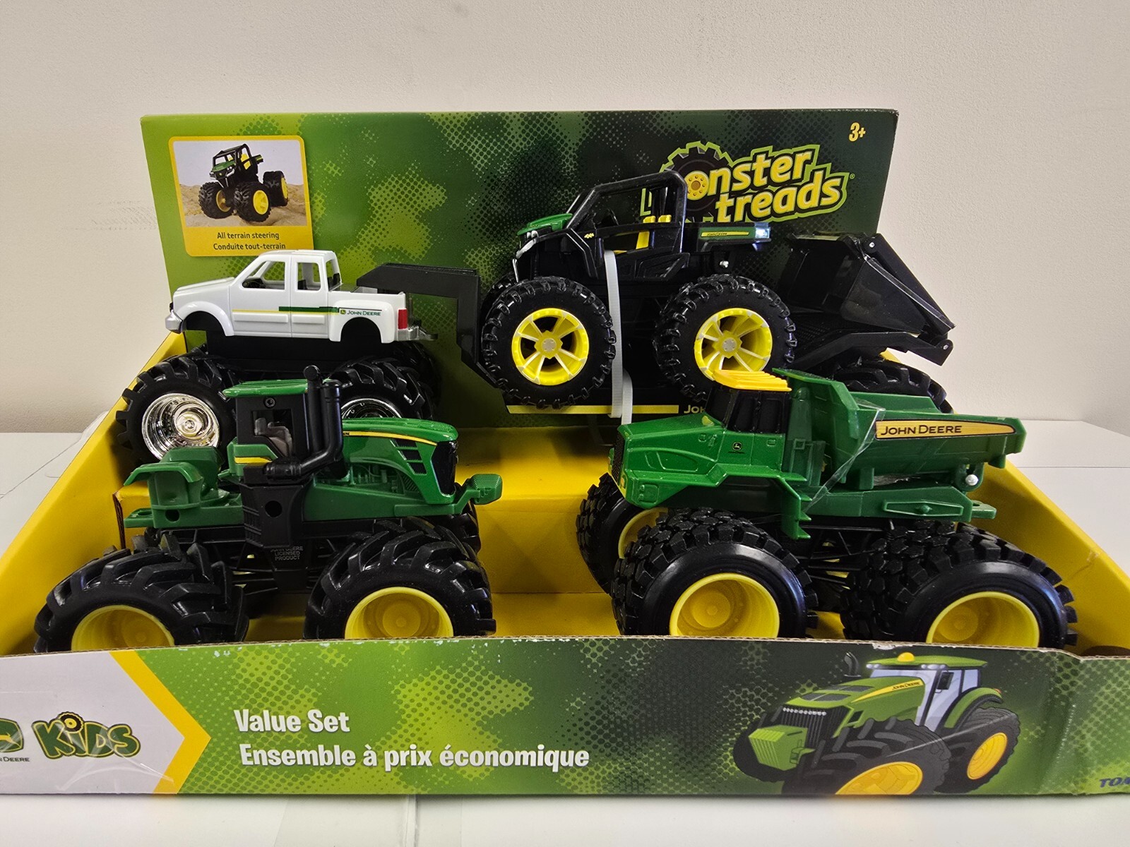 John Deere 5 In. Monster Treads Value Set- LP68225
