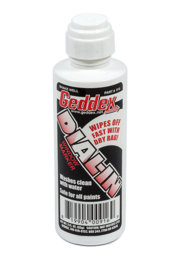 916 Geddex Dial In White Window Marker Chaulk Wipes Off Fast And Easy Paint Safe