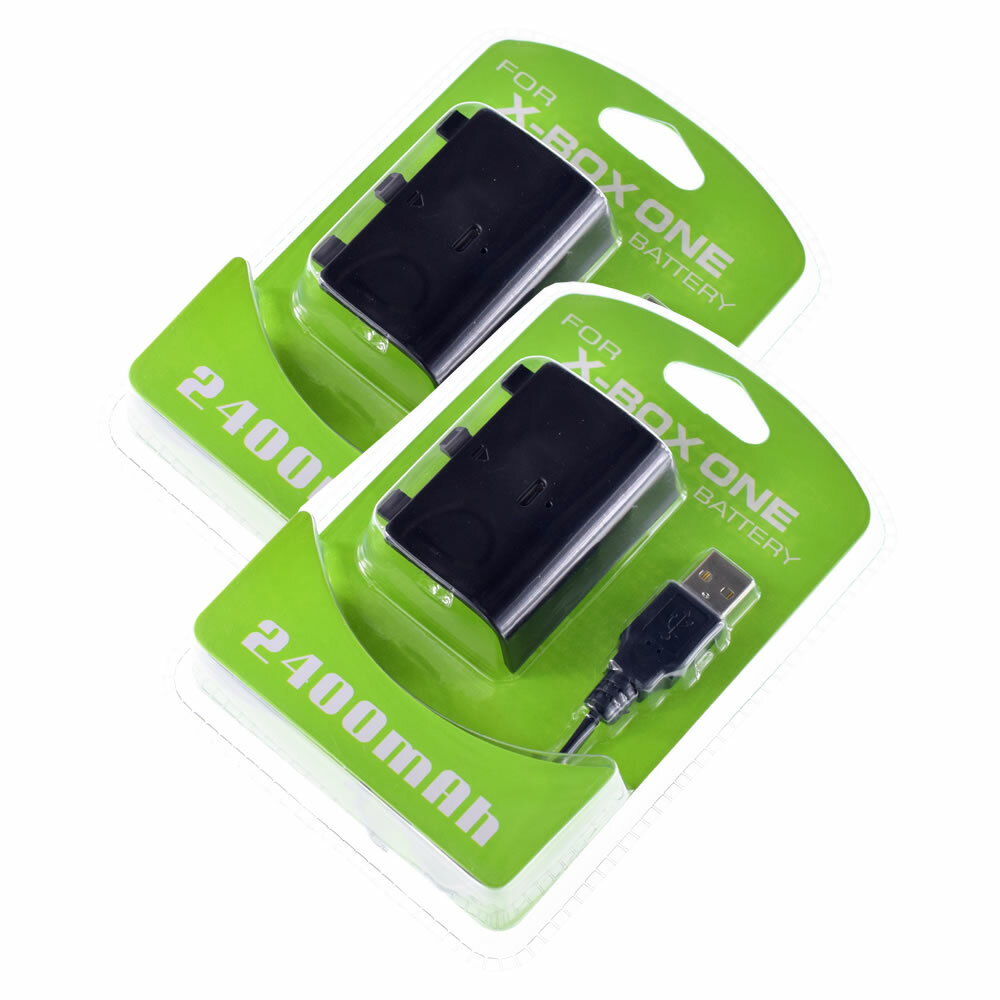 Rechargeable Battery Pack For Xbox One S E X Wireless Controller + USB Cable
