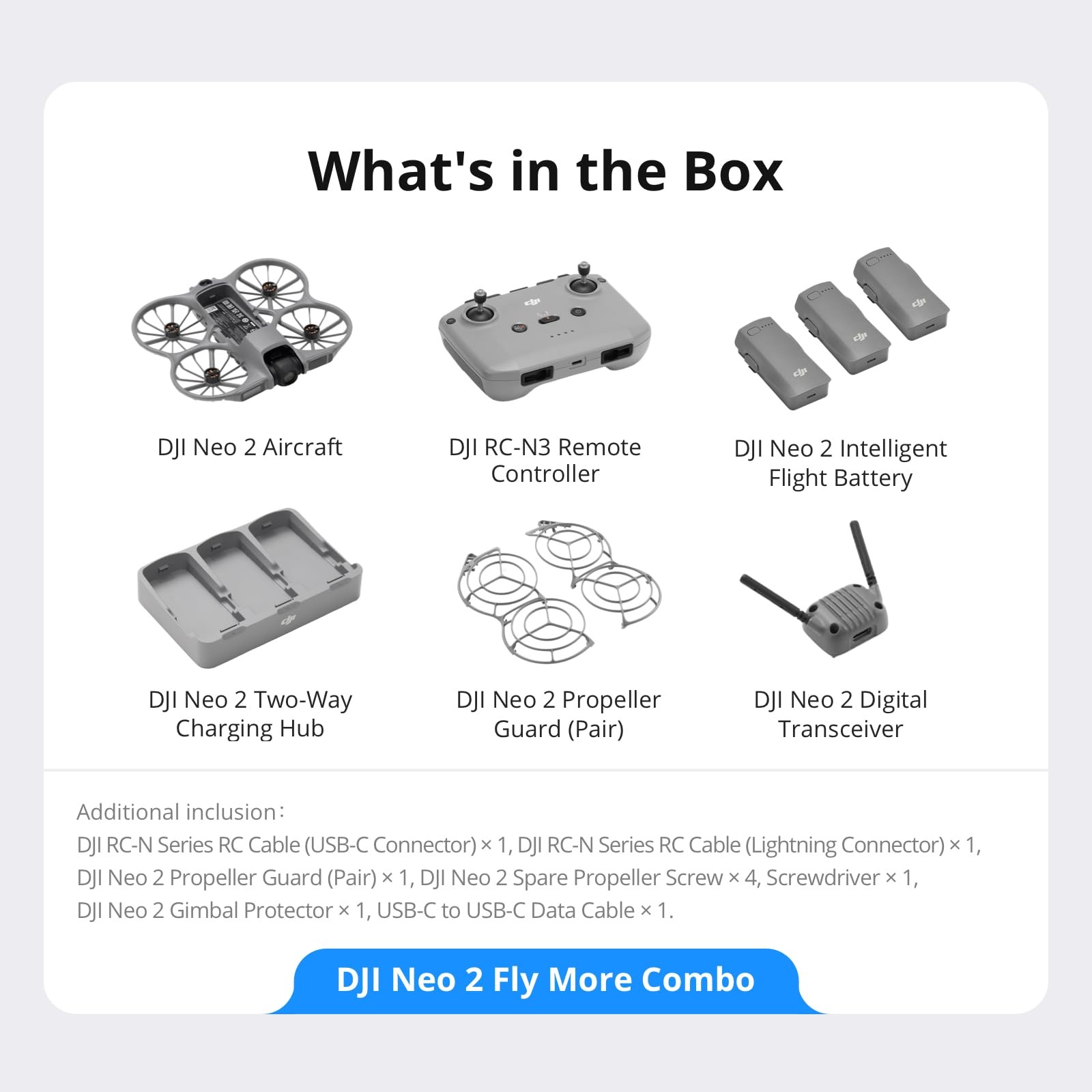 DJI Neo 2 Fly More Combo With RC-N3 Remote 2 Combo, Gary