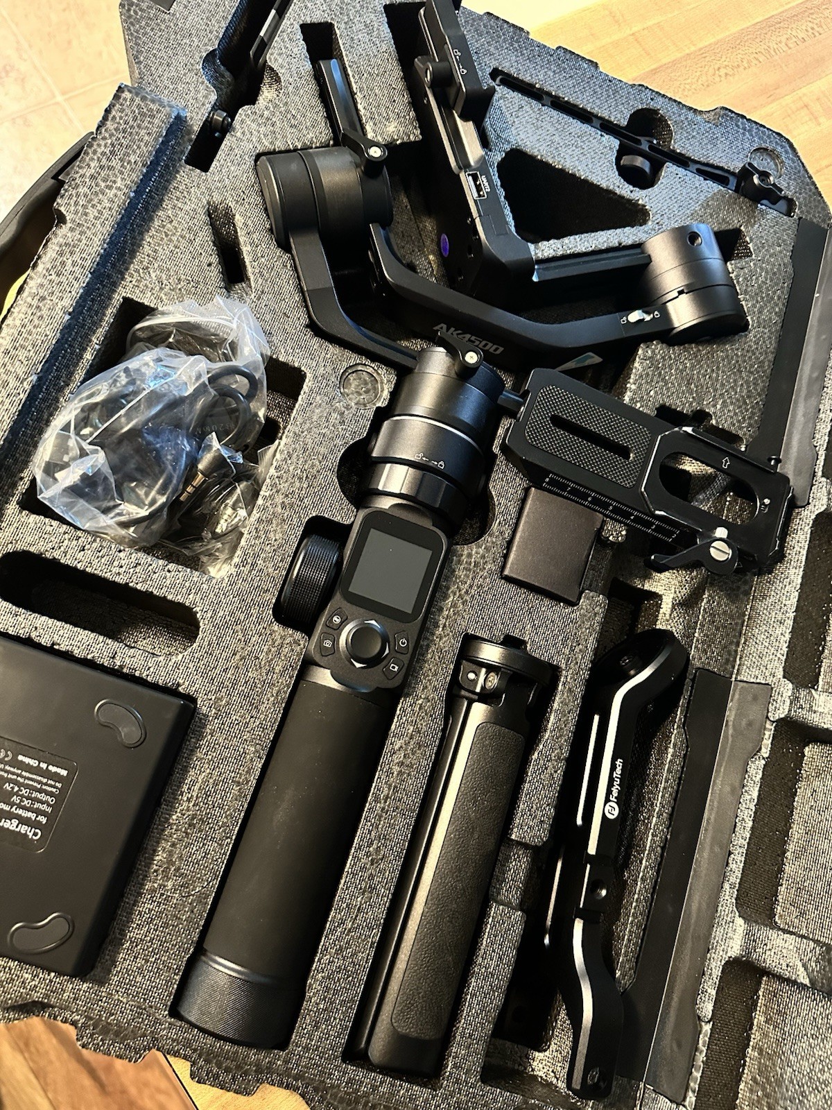 FeiyuTech AK4500 3-Axis Gimbal Stabilizer “Essentials Kit”/Excellent Condition