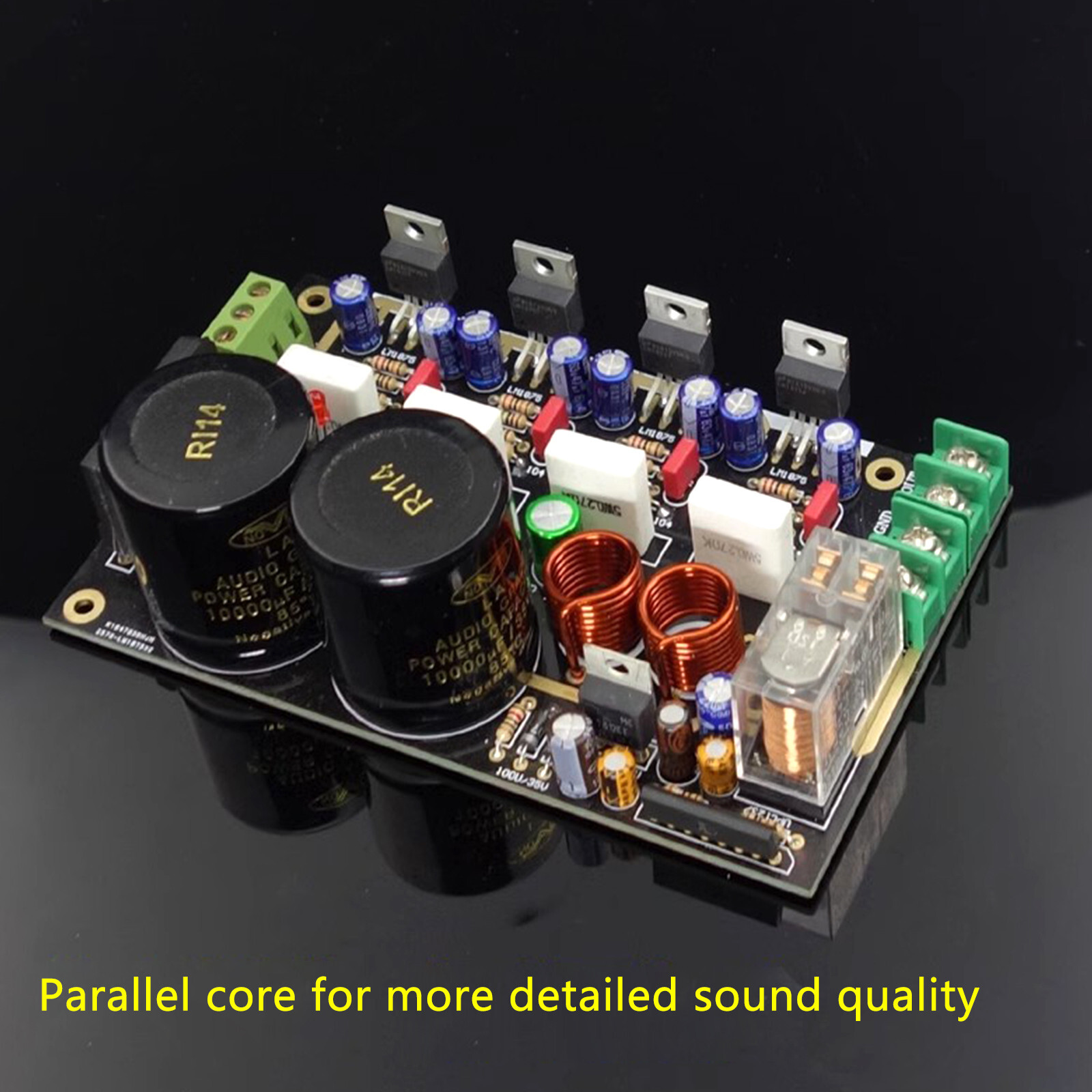 GC Version LM1875 2 Core Parallel Amplifier Board Double-Sided Gold-Sunk Board