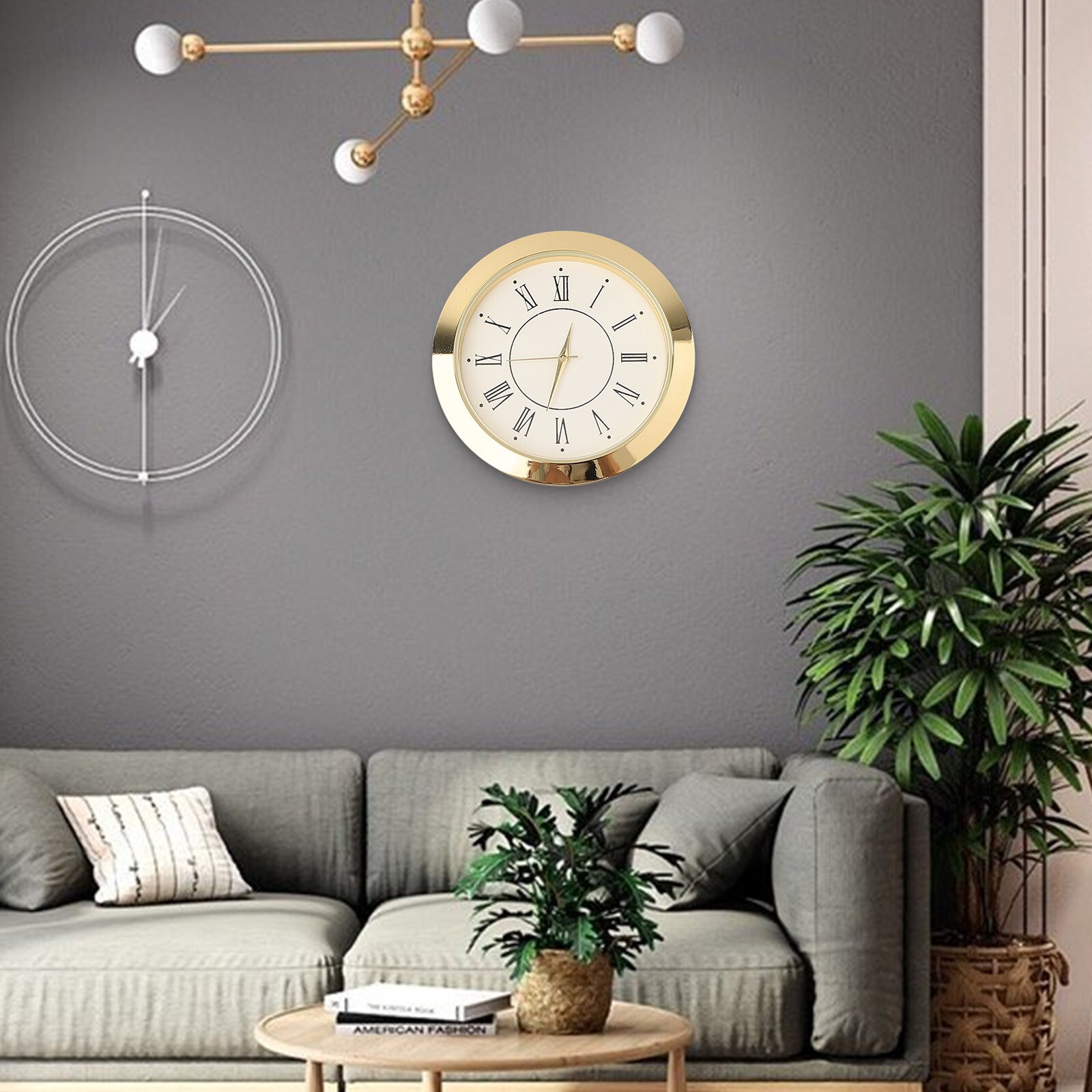 Mini Clock Insert Quartz Movement Round 55mm Round Quartz Clock Insert New