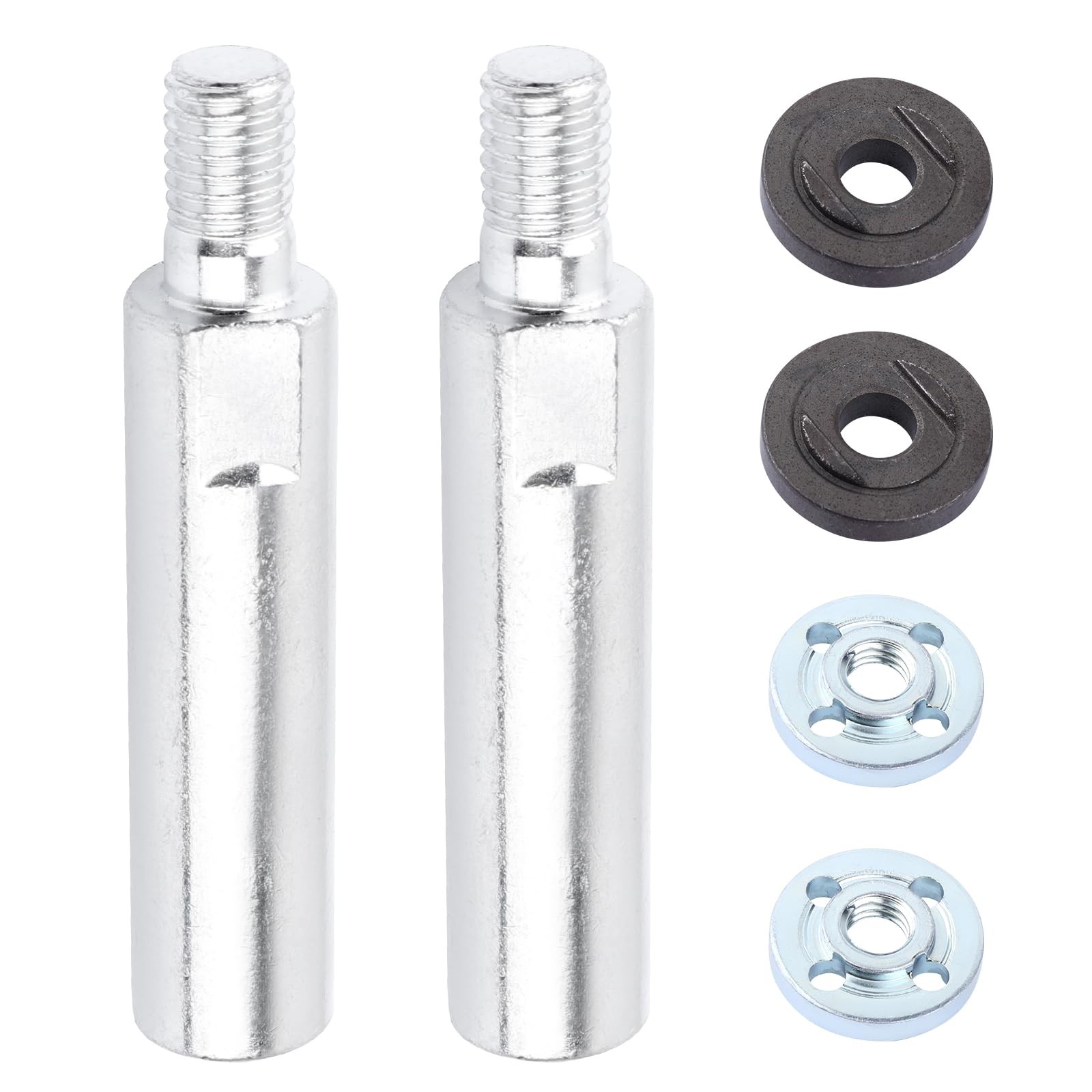 Angle Grinder Extension Rod, 3/8" (Metric M10) Thread Silver