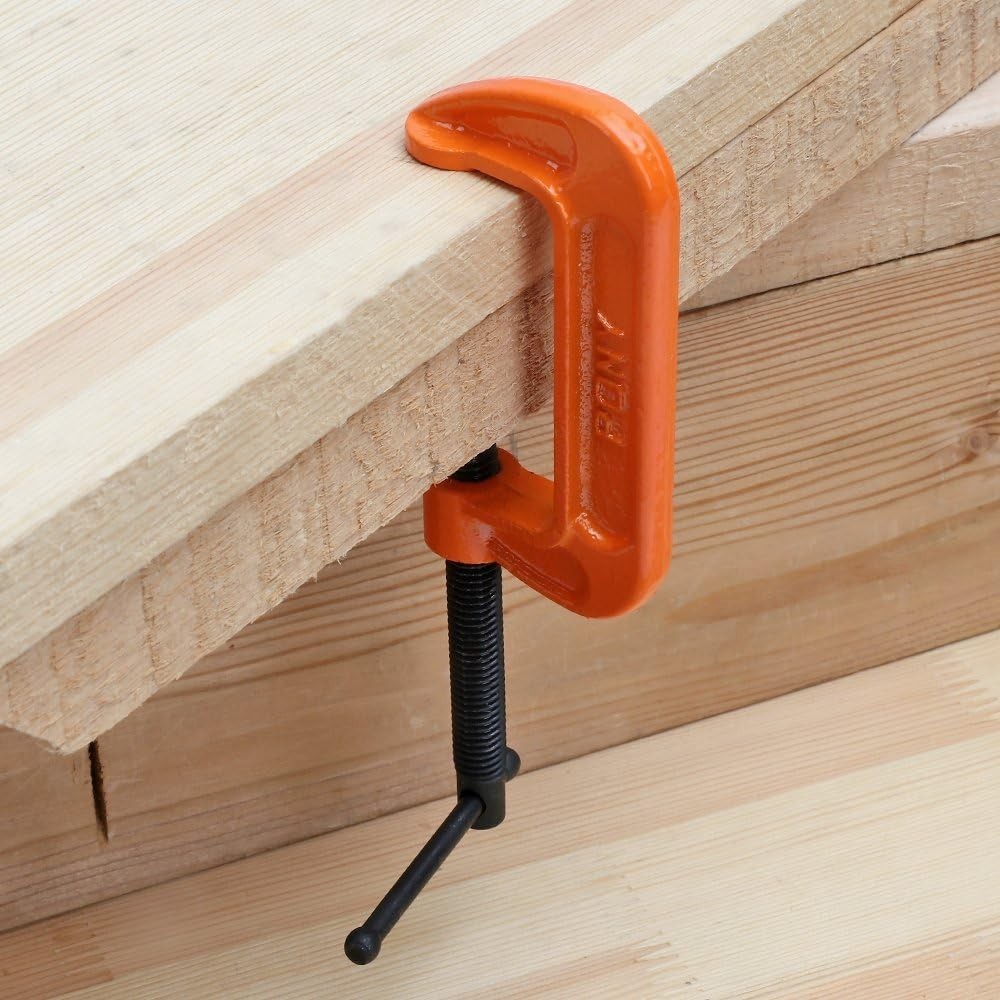 Versatile 3-Piece Malleable Iron Clamp Set - Comfort Handle & Rust-Free Design