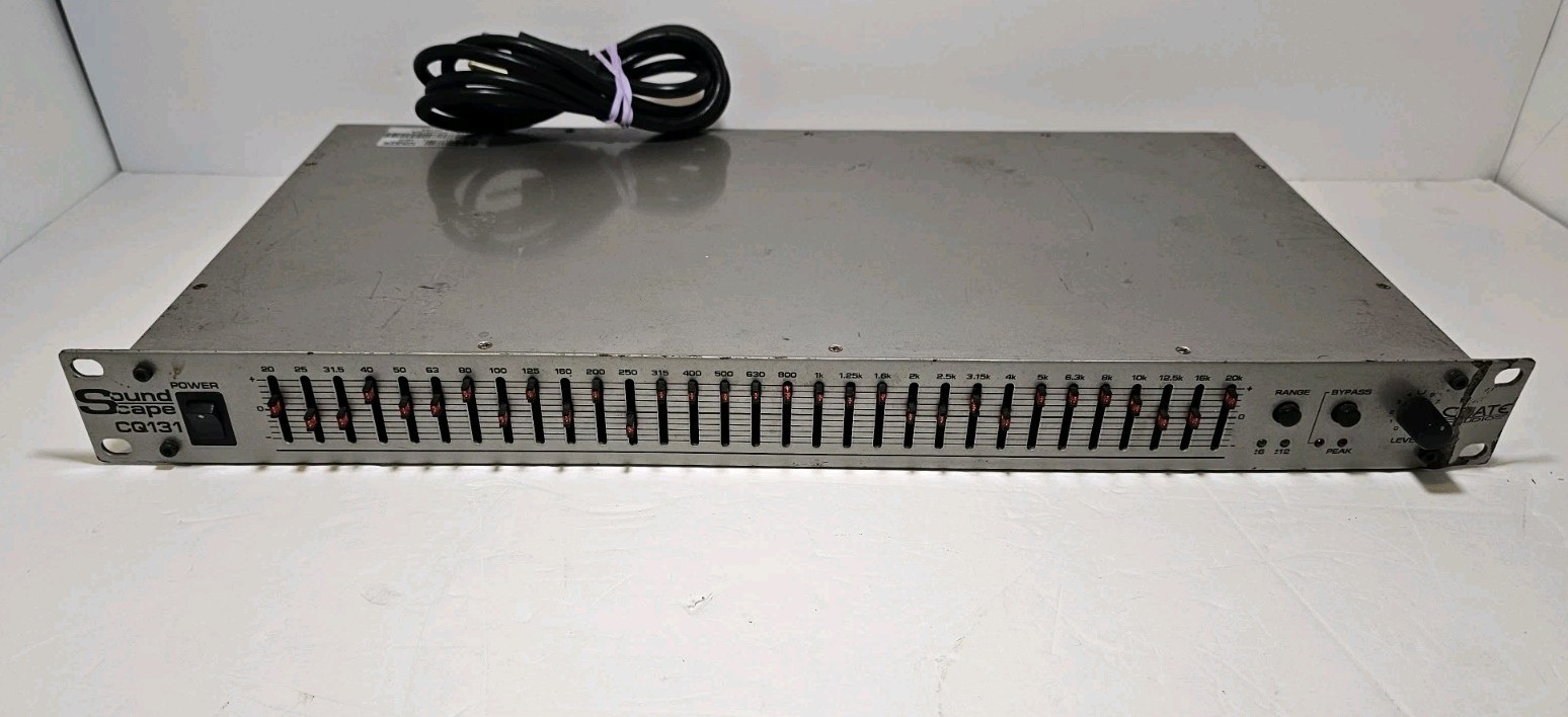 Crate Audio CQ131 Sound Scape CQ131 Equalizer mono 31 Band