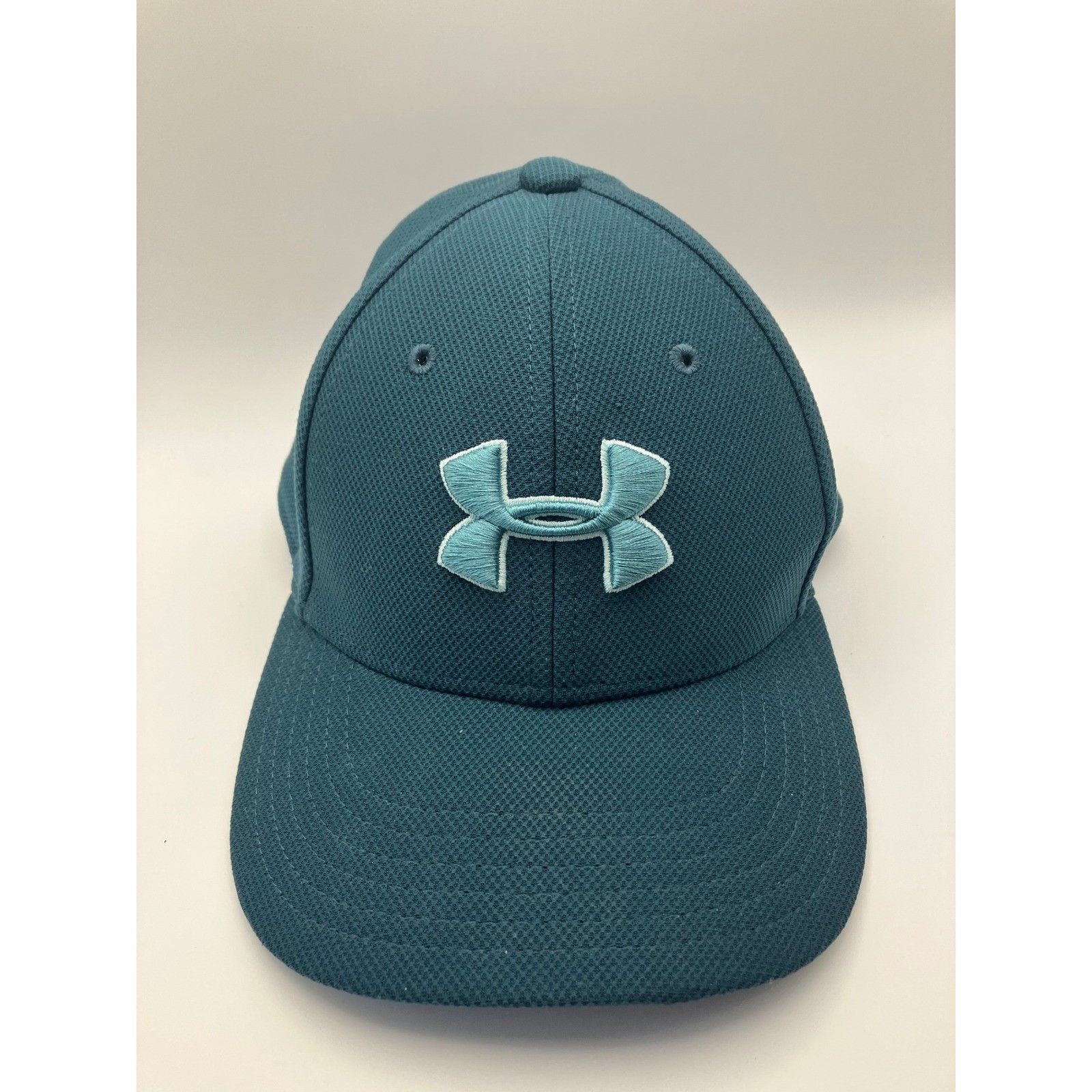 Under Armour Youth Classic Fit Baseball Cap Hat Teal Embroidered Logo Boys Girls