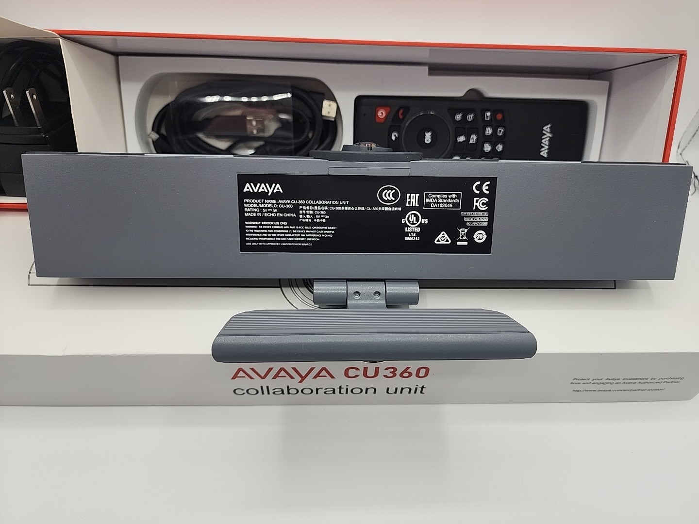 Avaya CU-360 Video Conferencing System Collaboration Unit Gray