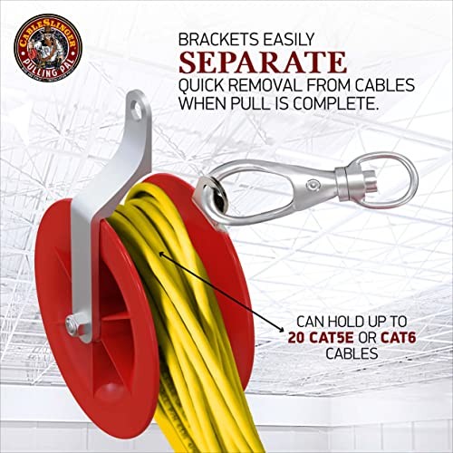 Pulling Pal - Low Voltage & Network Cable Installation Pulley. The Best 2 Pack