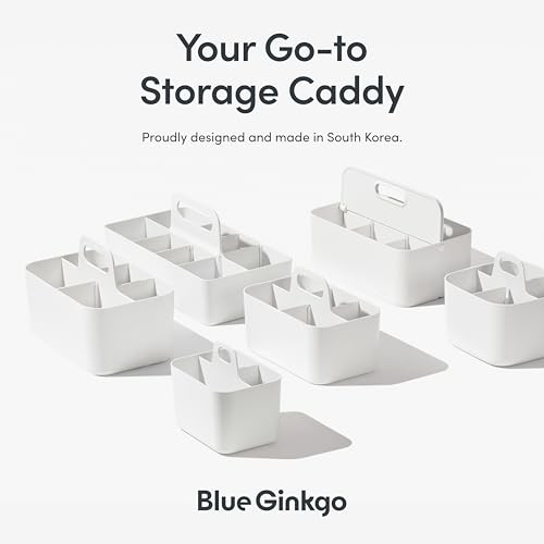 Stackable Organizer Caddy, Yellow, Made in Korea | Portable. Rectangle YELLOW