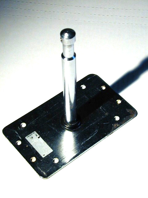 AVENGER 6" BABY WALL PLATE  F805  w 5/8" PIN AND 8 MOUNTING HOLES