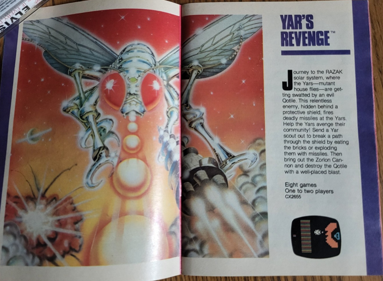 Vintage 1981 Atari 2600 Catalog 45 Game Program Cartridges Orignl Booklet Insert