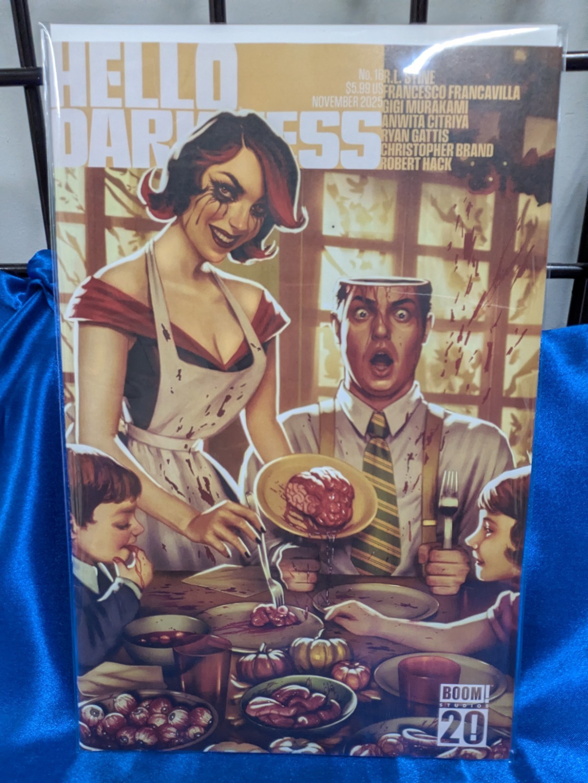 Hello Darkness #16 Rebeca Puebla Cover (BOOM! Studios November 2025) We Combine.