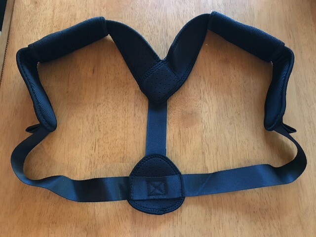 MDS UNISEX Adjustable Posture Support Corrector Brace One Size NWT FAST SHIPPING