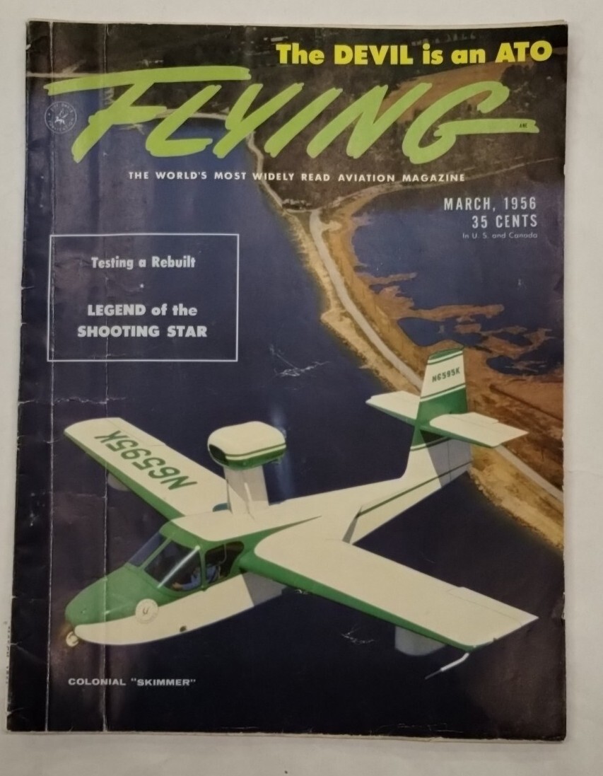 Flying Aviation Magazine March 1956/Volume 58/Number 3-Original