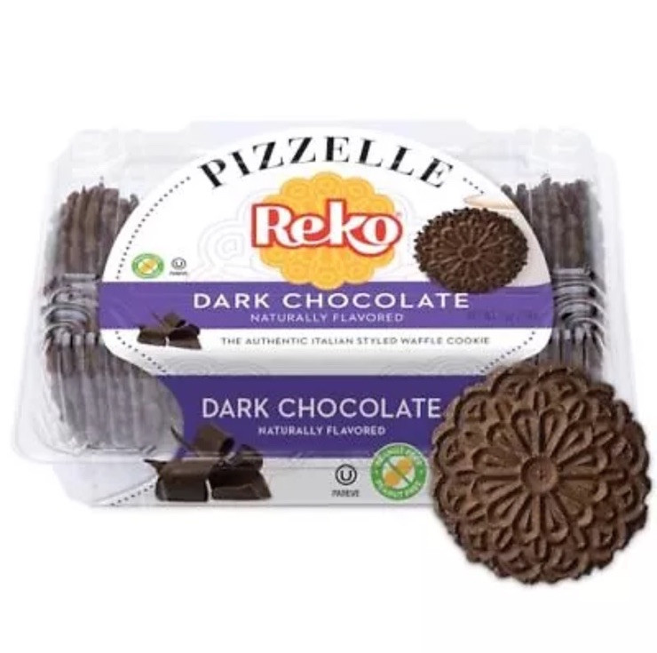 Reko Pizzelle Authentic Italian Styled  Waffle Cookie /Dark Chocolate 🍫