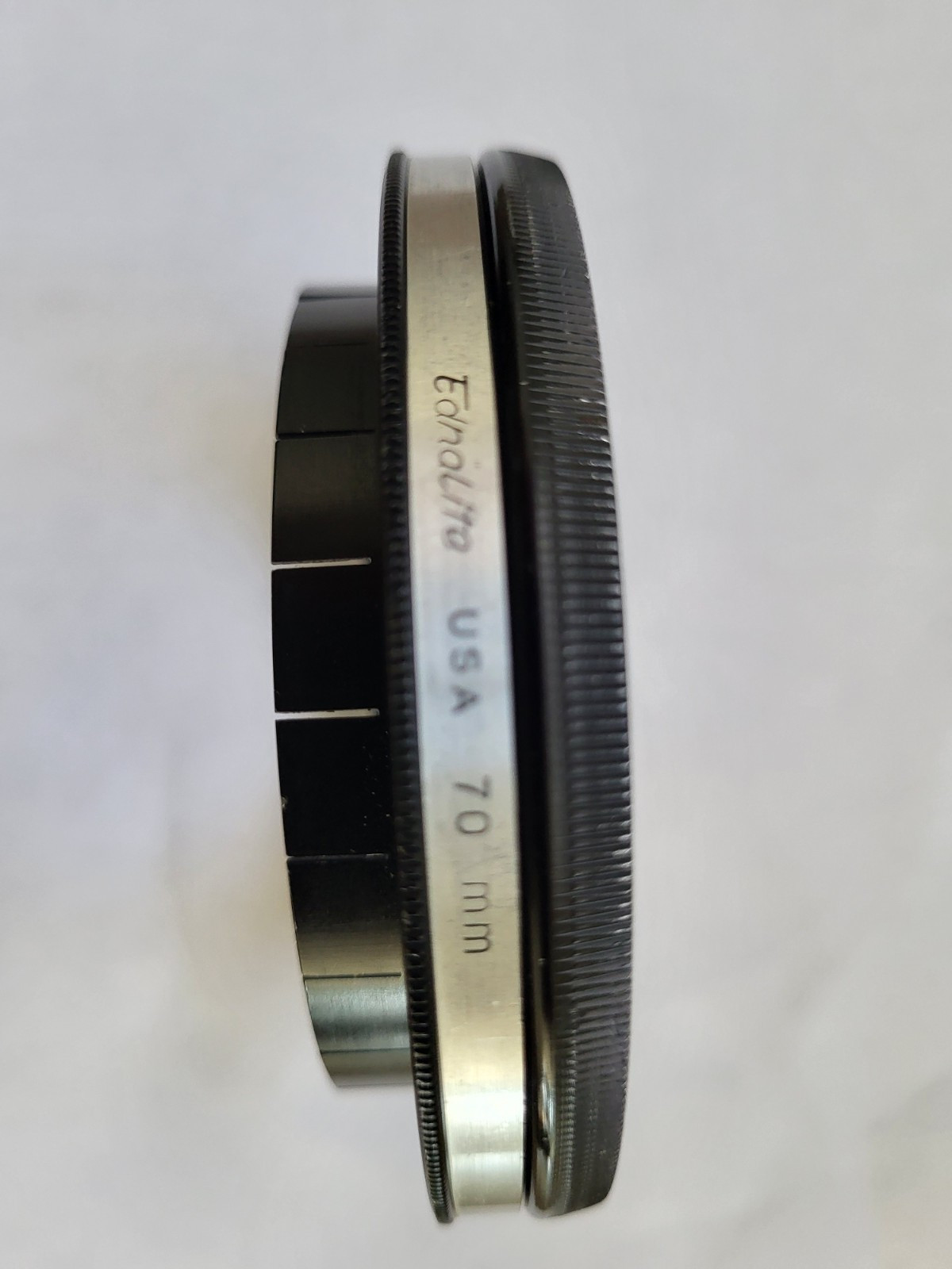 Ednalite 70mm Push On To 86mm Drop In Step Up Filter Holder Set