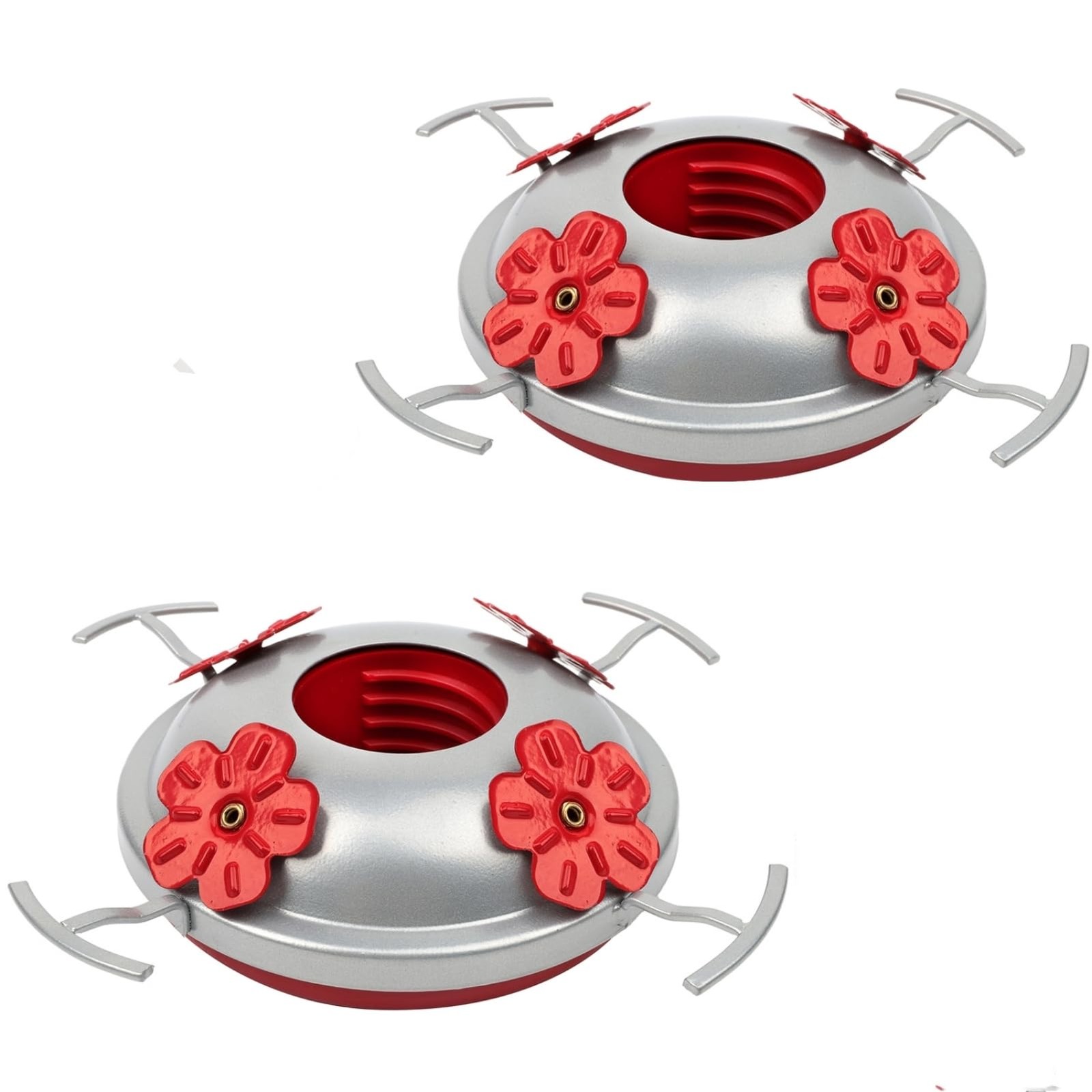 WOSIBO Hummingbird Feeder Bottom (2) Silver