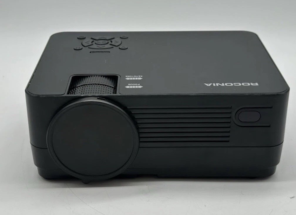 Roconia Desktop Home Theatre Projector Hdmi Bluetooth WiFi With Carrying Case