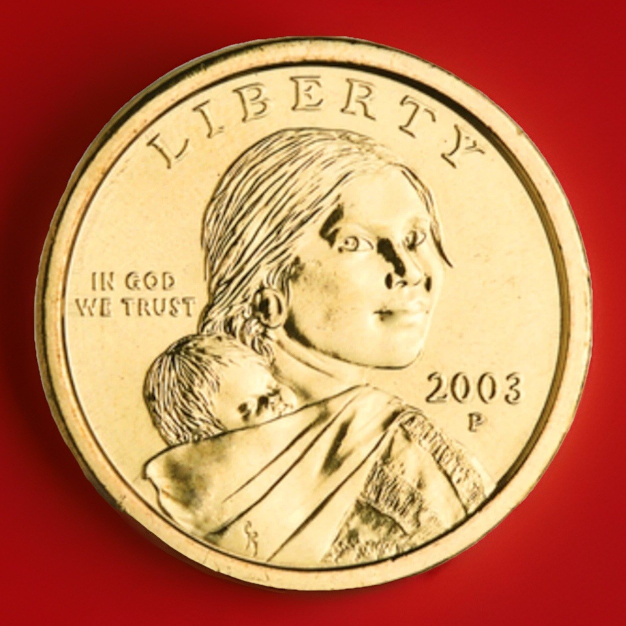 2003-P Gem Native American Sacagawea Dollar BU from OBW FAST SHIPPING